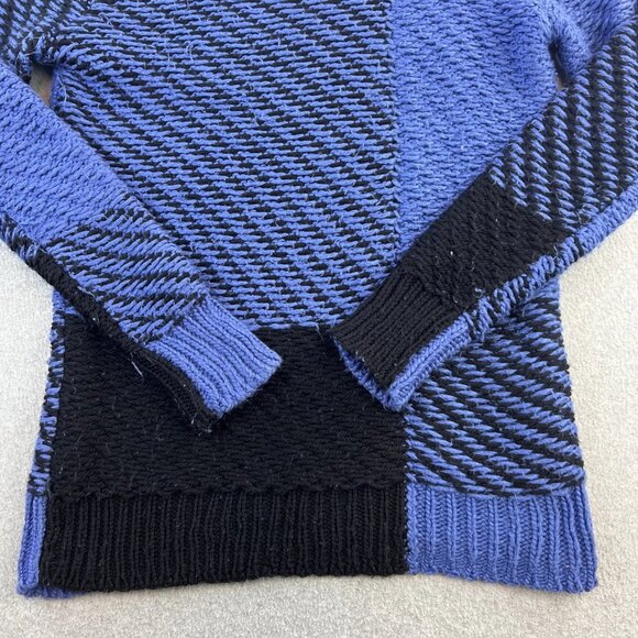 Rag & Bone Sweater Womens XS Textured Patchwork Knit Pullover Wool Blend - Picture 10 of 11